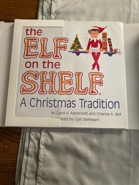 Boy Elf on the Shelf with Book